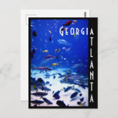 Atlanta Georgia Postkarte (Vorne/Hinten)