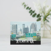 Atlanta-Georgia Postkarte (Stehend Vorderseite)