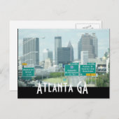 Atlanta-Georgia Postkarte (Vorne/Hinten)
