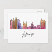 Atlanta GEORGIA Postkarte (Vorne/Hinten)