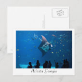 Atlanta Georgia Postkarte (Vorne/Hinten)