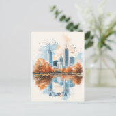 Atlanta Georgia Postkarte (Stehend Vorderseite)