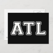 Atlanta Georgia Postkarte (Vorne/Hinten)