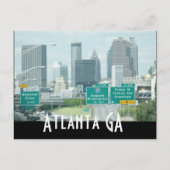 Atlanta-Georgia Postkarte (Vorderseite)