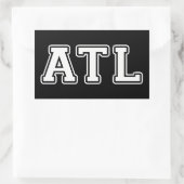 Atlanta Georgia Rechteckiger Aufkleber (Tasche)