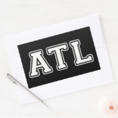 Atlanta Georgia Rechteckiger Aufkleber (Umschlag)