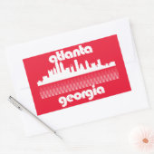 Atlanta Georgia Rechteckiger Aufkleber (Umschlag)