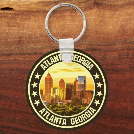 Atlanta Georgia Schlüsselanhänger (Rückseite)