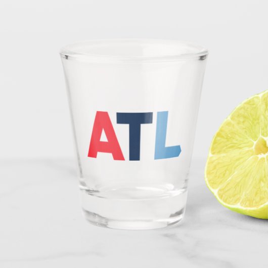 ATLANTA GEORGIA SCHNAPSGLAS (Vorderseite)