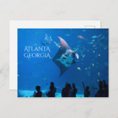 Atlanta Georgia Sights Postkarte (Vorne/Hinten)