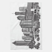 Atlanta Georgia Skyline Art Handtuch (Vertikal)