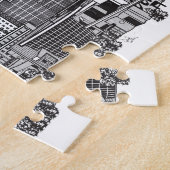 Atlanta Georgia Skyline Art Puzzle (Seite)