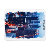 Atlanta Georgia Skyline City View Magnet (Horizontal)