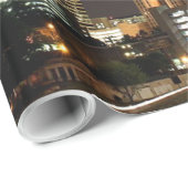 Atlanta, Georgia Skyline Geschenkpapier (Rolleneckpunkt)