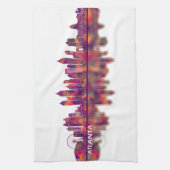 Atlanta Georgia Skyline Geschirrtuch (Vertikal)