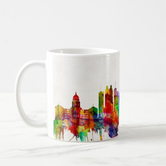 Atlanta Georgia Skyline Kaffeetasse (Links)