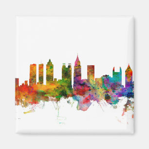 Atlanta Georgia Skyline Magnet