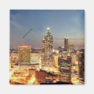 Atlanta, Georgia Skyline Magnet