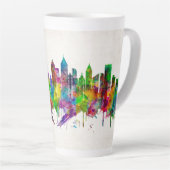 Atlanta Georgia Skyline Milchtasse (Rechte Ecke)