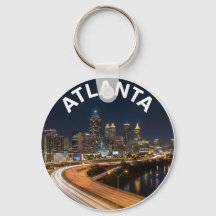 Atlanta Georgia Skyline, Nachtstadtlichter Souveni