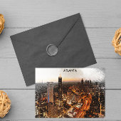 Atlanta Georgia Skyline Panorama View Postkarte