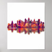 Atlanta Georgia Skyline Poster (Vorne)