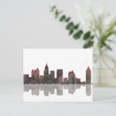 Atlanta Georgia Skyline Postkarte (Stehend Vorderseite)