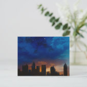 ATLANTA GEORGIA SKYLINE POSTKARTE (Stehend Vorderseite)
