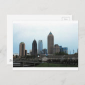 Atlanta, Georgia Skyline Postkarte (Vorne/Hinten)