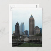 Atlanta, Georgia skyline Postkarte (Vorne/Hinten)