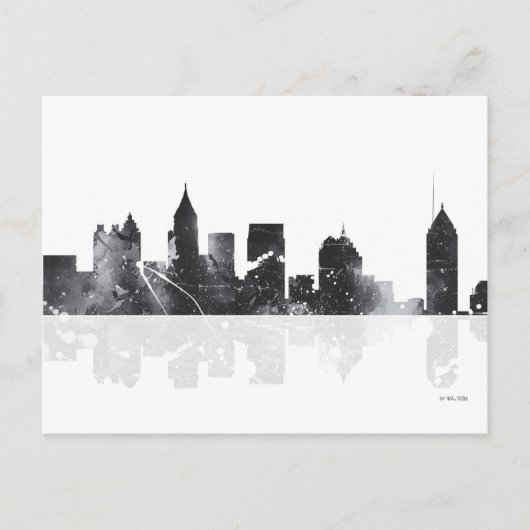 ATLANTA GEORGIA SKYLINE - Postkarten (Vorderseite)