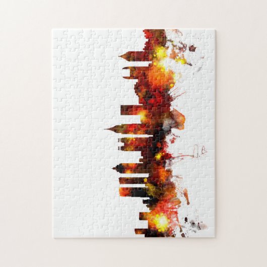 Atlanta Georgia Skyline Puzzle (Vertikal)