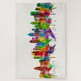 Atlanta Georgia Skyline Puzzle