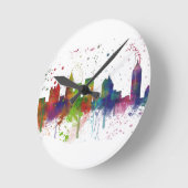 ATLANTA GEORGIA SKYLINE RUNDE WANDUHR (Winkel)