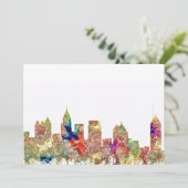 Atlanta Georgia Skyline SG-Faded Glory (Stehend Vorderseite)