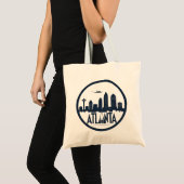 Atlanta Georgia Skyline Tragetasche (Vorderseite (Produkt))