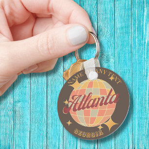 Atlanta Georgia Stadt Mode Geschenk Souvenir Schlüsselanhänger