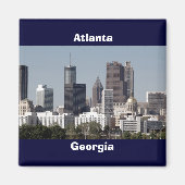 Atlanta georgia Stadtbild Magnet (Vorne)