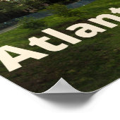 Atlanta, Georgia Sunset City Downtown View Poster (Ecke)