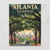 Atlanta Georgia Travel Postkarte (Vorderseite)