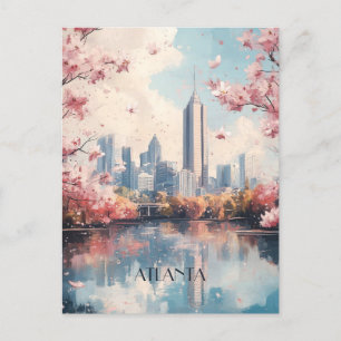 Atlanta Georgia Travel Postkarte
