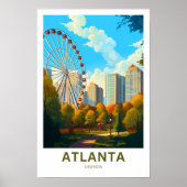 Atlanta Georgia Travel Print Poster (Vorne)