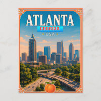 🍑 Atlanta Georgia Urlaubserinnerung