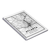 Atlanta Georgia USA Travel City Map Notizblock (Rechte Seite)