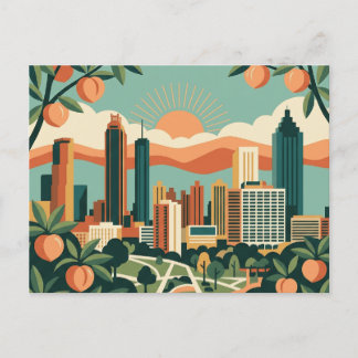Atlanta Georgia Vintage Retro Reiseziel Postkarte