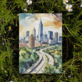 Atlanta Georgia Wasserfarbe Einladung