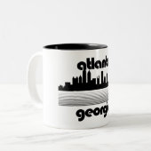 Atlanta Georgia Zweifarbige Tasse (Vorderseite Links)