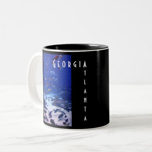 Atlanta Georgia Zweifarbige Tasse (Vorderseite Links)