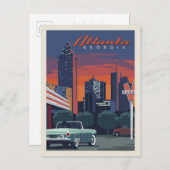 Atlanta, Georgien | Abweichung Postkarte (Vorne/Hinten)