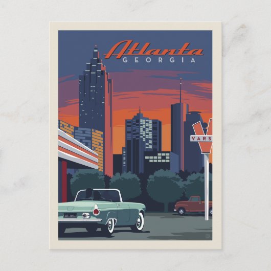 Atlanta, Georgien | Abweichung Postkarte (Vorderseite)
